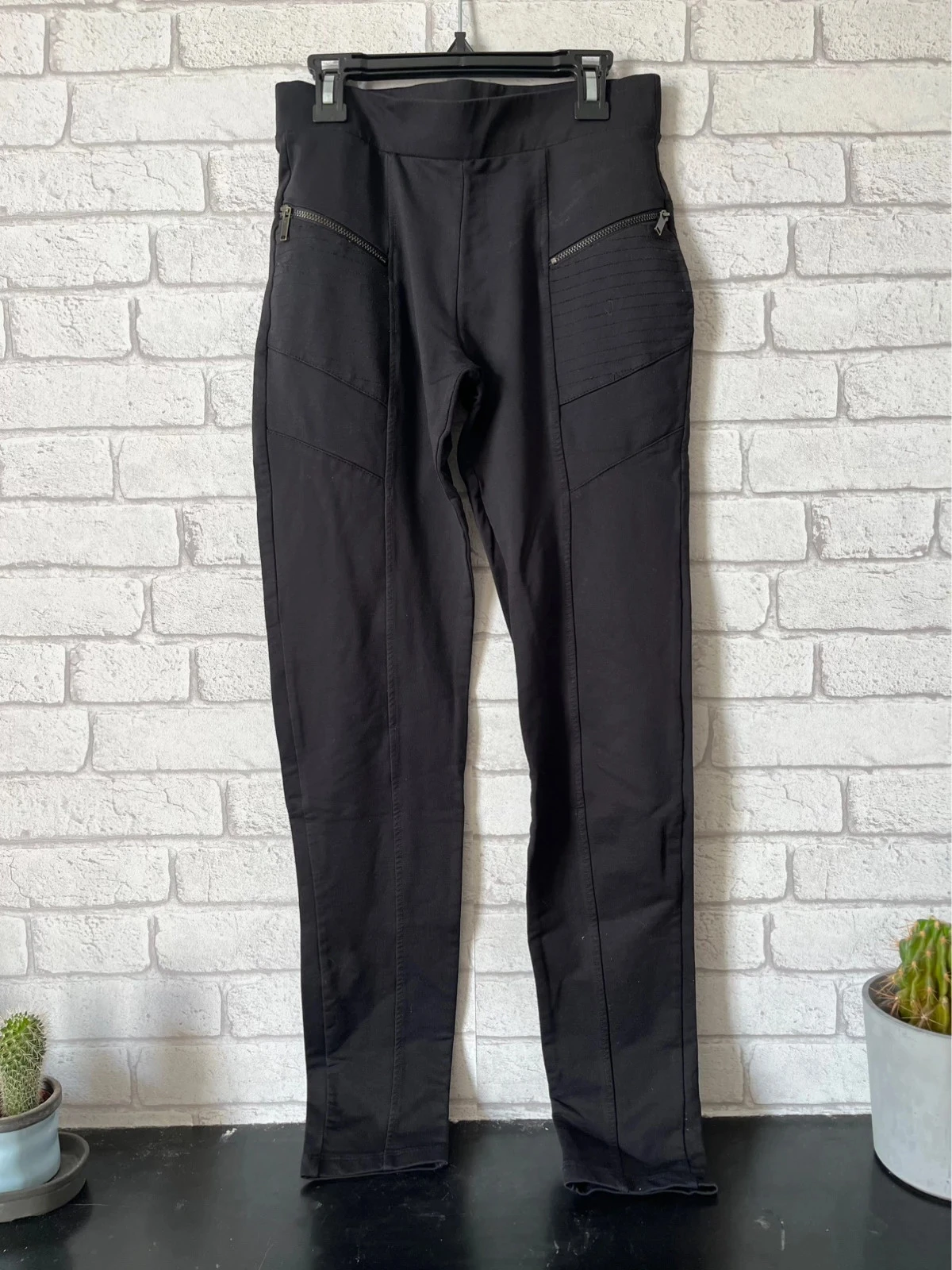 Pantalon femme noir coupe slim – Bershka – Taille 38